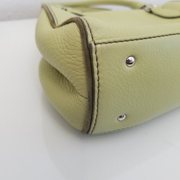 Vintage Cole Haan Village Leather Shoulder Handle Frame Y2K Small Mini Bag - Picture 11 of 13